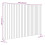 Berkfield Wall Headboard Black 159.5x3x110 cm Solid Wood Pine 8