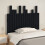 Berkfield Wall Headboard Black 95.5x3x80 cm Solid Wood Pine 3