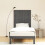 Berkfield Wall Headboard Grey 95.5x3x110 cm Solid Wood Pine 3