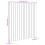 Berkfield Wall Headboard Grey 95.5x3x110 cm Solid Wood Pine 8