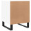 Berkfield Bedside Cabinets 2 pcs White 40x40x50 cm Engineered Wood 9