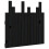 Berkfield Wall Headboard Black 82.5x3x80 cm Solid Wood Pine 2