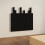 Berkfield Wall Headboard Black 82.5x3x80 cm Solid Wood Pine 4