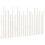 Berkfield Wall Headboard White 140x3x80 cm Solid Wood Pine 2