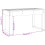 Berkfield Garden Bench Grey 80x38x45 cm Solid Wood Pine 8