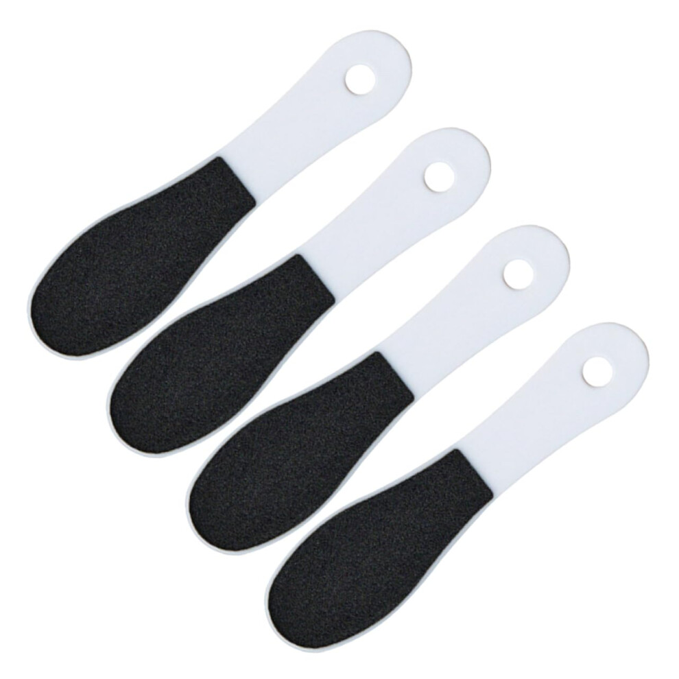 4pcs DoubleSided Pedicure Foot File Callus Remover for Smooth Feet with Ergonomic Handle