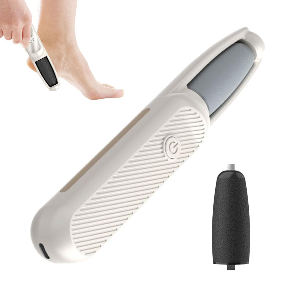 Rechargeable Electric Foot File Callus Remover with DualâHead Exfoliation, 3âSpeed Control and Waterproof Design for Smooth Heels