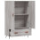 Berkfield Highboard Grey Sonoma 69.5x31x115 cm Engineered Wood 5