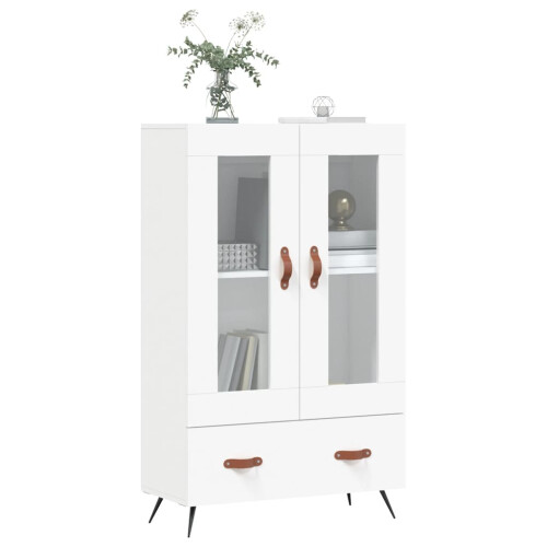 Berkfield Highboard White 69.5x31x115 cm Engineered Wood 2