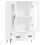 Berkfield Highboard White 69.5x31x115 cm Engineered Wood 5
