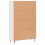 Berkfield Highboard White 69.5x31x115 cm Engineered Wood 8