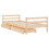 Berkfield Kids Bed Frame with Drawers 90x190 cm Solid Wood Pine 4