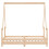 Berkfield Kids Bed Frame 70x140 cm Solid Wood Pine 5