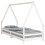 Berkfield Kids Bed Frame White 90x200 cm Solid Wood Pine 2