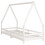Berkfield Kids Bed Frame White 90x200 cm Solid Wood Pine 3