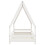 Berkfield Kids Bed Frame White 90x200 cm Solid Wood Pine 4
