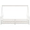Berkfield Kids Bed Frame White 90x200 cm Solid Wood Pine 5