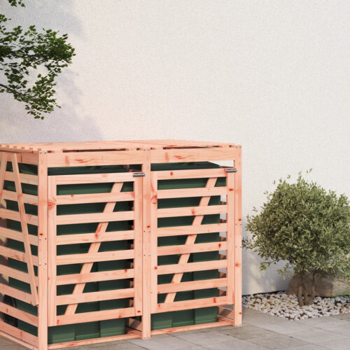 Berkfield Wheelie Bin Storage Extension Solid Wood Douglas 2