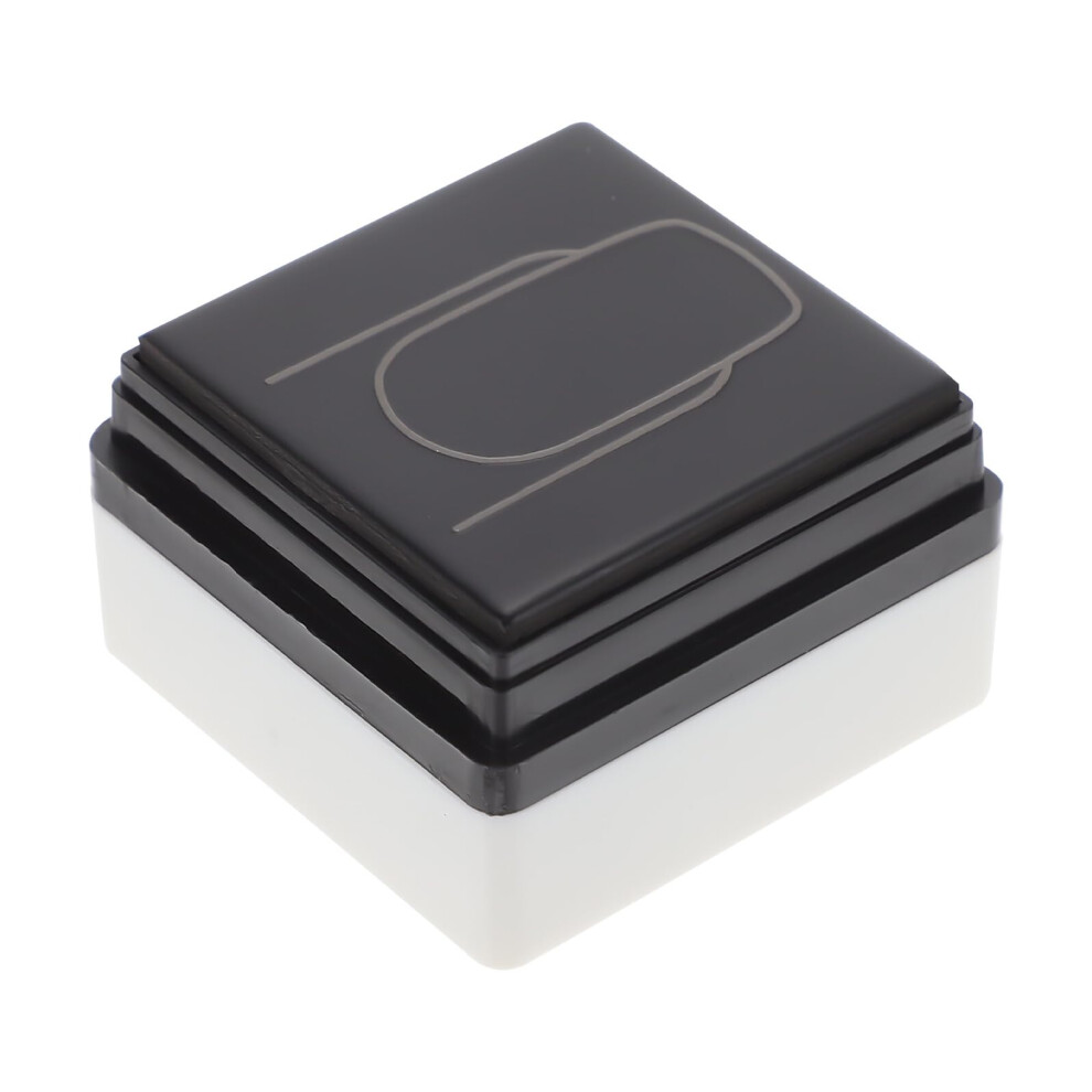 Nail Art Practice Stamper with Easy Clean Surface, Reusable Manicure Training Tool for Salon and Beginners