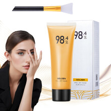 Gold Peel Off Mask 98.4% Golden Foil Deep Cleansing Brightening Facial Mask Single Use