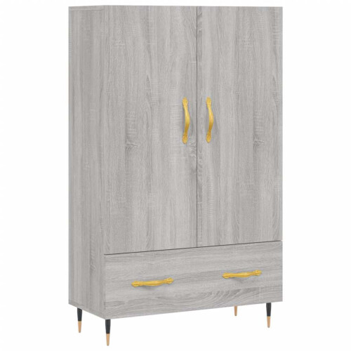 Berkfield Highboard Grey Sonoma 69.5x31x115 cm Engineered Wood 1