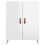 Berkfield Sideboard High Gloss White 69.5x34x90 cm Engineered Wood 5