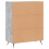 Berkfield Sideboard Concrete Grey 69.5x34x90 cm Engineered Wood 8