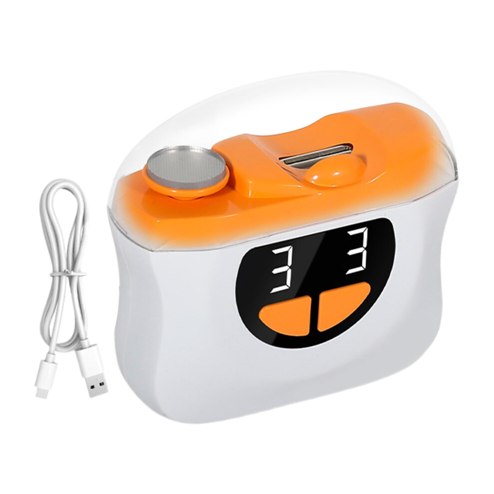 Light Electric Nail Clipper With Led 3Speed Rechargeable Automatic Nail Trimmer For Home And Travel