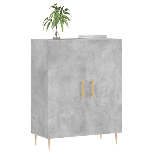 Berkfield Sideboard Concrete Grey 69.5x34x90 cm Engineered Wood 2