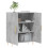 Berkfield Sideboard Concrete Grey 69.5x34x90 cm Engineered Wood 4