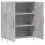 Berkfield Sideboard Concrete Grey 69.5x34x90 cm Engineered Wood 6