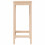 Berkfield Bar Table 50x50x110 cm Solid Wood Pine 5