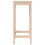 Berkfield Bar Table 50x50x110 cm Solid Wood Pine 6