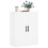 Berkfield Wall Mounted Cabinet White 69.5x34x90 cm 4