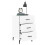 Berkfield Bedside Cabinet White 40x40x66 cm Engineered Wood 4