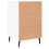 Berkfield Bedside Cabinet White 40x40x66 cm Engineered Wood 8