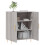 Berkfield Sideboard Grey Sonoma 69.5x34x90 cm Engineered Wood 4