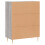 Berkfield Sideboard Grey Sonoma 69.5x34x90 cm Engineered Wood 8