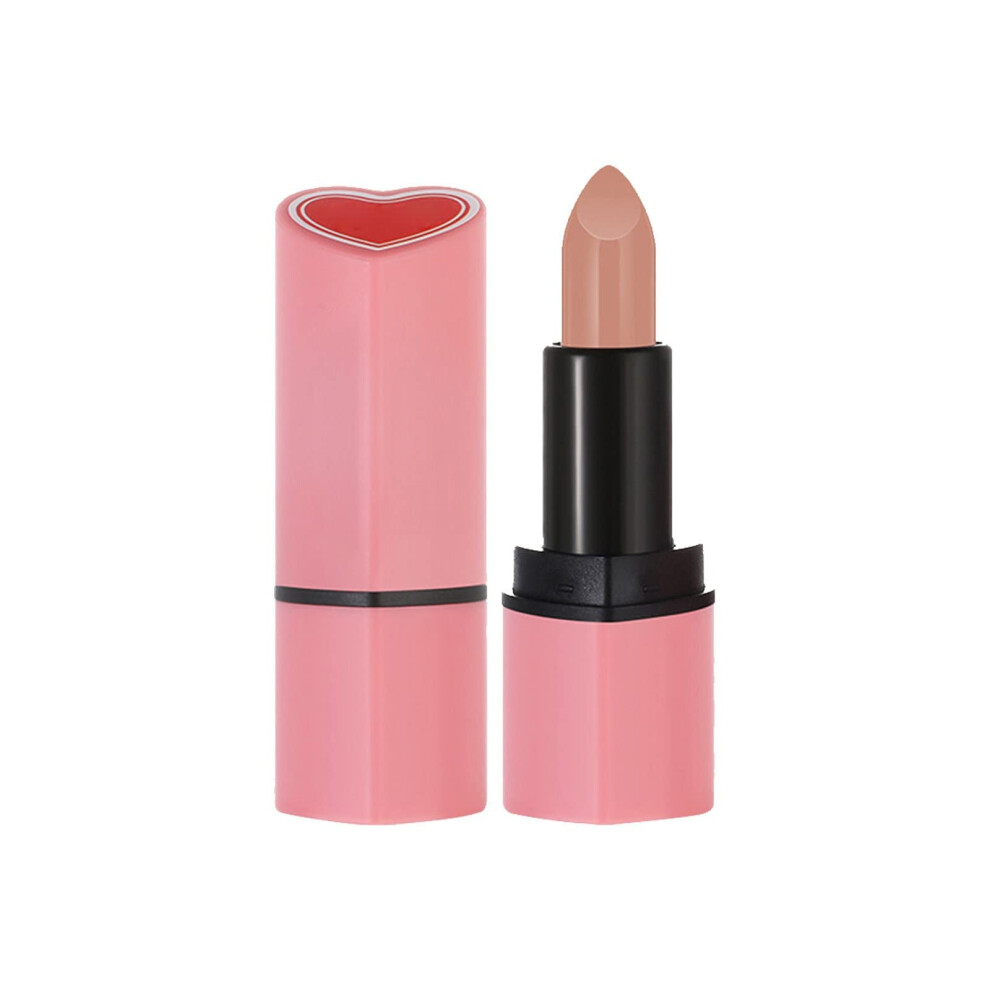 Pink,Cream Velvet Nude Pink Lip Gloss Shine Moisturizing Non Transfer Long Lasting Lip Stain