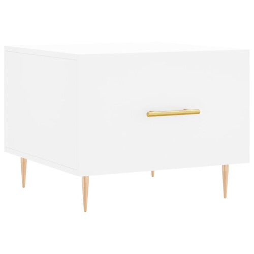 Berkfield Coffee Table White 50x50x40 cm Engineered Wood 1