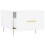 Berkfield Coffee Table White 50x50x40 cm Engineered Wood 6