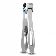 Stainless Steel Nail Clippers for Thick Toenails with AntiSplash Guard and Precision Cutting Blades