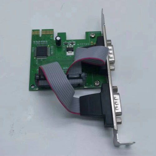 Pcie To Two Serial  RS232 Interface Industrial Control Computer Expansion Card Computer Adapter PCI-E Serial Card 2