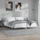 Berkfield Bed Frame without Mattress White 150x200 cm King Size Engineered Wood 4