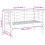 Berkfield Garden Bench Grey 111.5x53x71 cm Solid Wood Pine 9