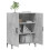 Berkfield Sideboard Concrete Grey 69.5x34x90 cm Engineered Wood 4