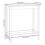 Berkfield Bar Table White 100x50x110 cm Solid Wood Pine 8
