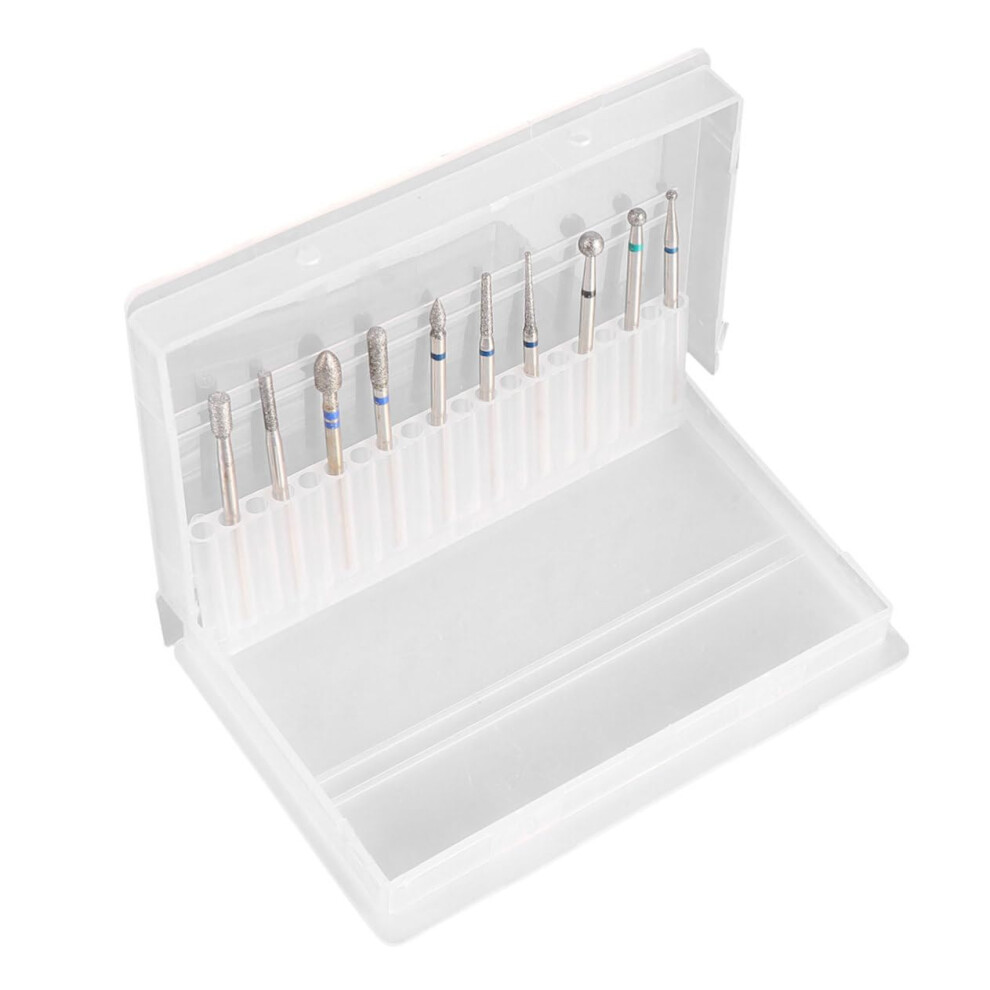 Professional Tungsten Carbide Nail Drill Bits Set for Manicure Pedicure Cuticle Cleaning and Shaping