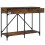 Berkfield Console Table Smoked Oak 100x39x78.5 cm Engineered Wood 5