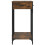 Berkfield Console Table Smoked Oak 100x39x78.5 cm Engineered Wood 7
